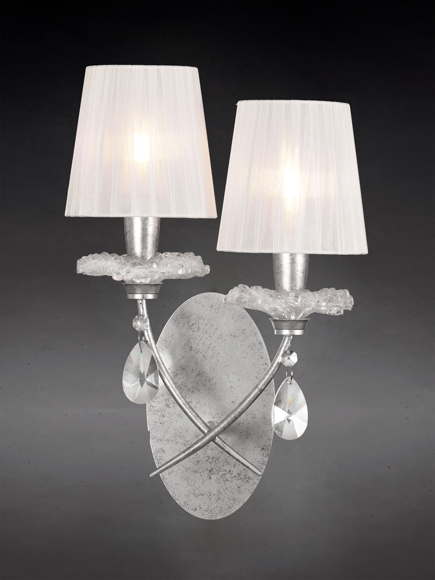 Sophie Silver Wall Lights Mantra Armed Wall Lights Sophie Silver Wall Lights Mantra Armed Wall Lights